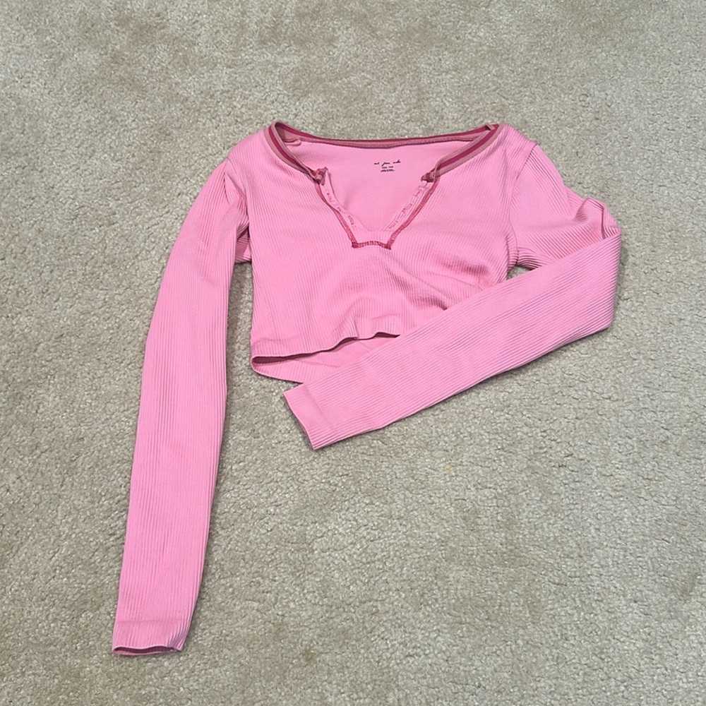 Urban outfitters crop long sleeve